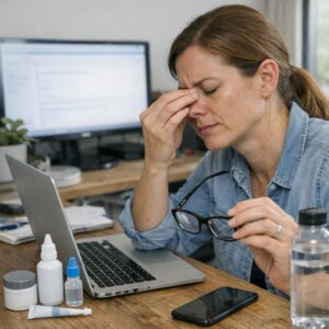 Dry Eyes From Screens: Causes, Prevention, and Daily Care Tips