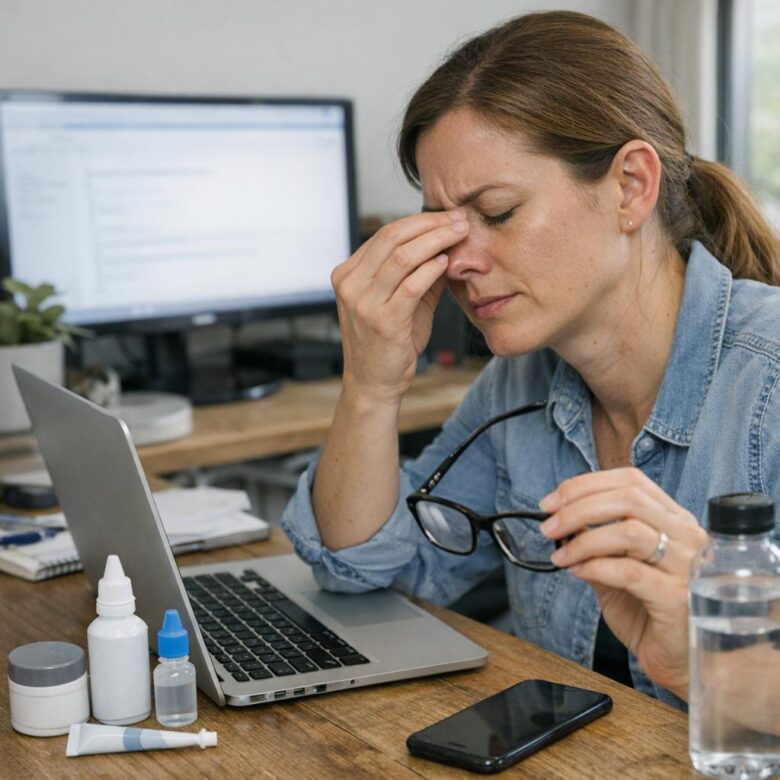 Dry Eyes From Screens: Causes, Prevention, and Daily Care Tips